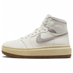 Air Jordan 1 Elevate High SE Sail College Grey Naiste tossud Kreemjas Kahvatubakas Kummi Keskmine Pruun DZ3744-100 36