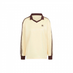 Adidas Originals 3-Stripes satiinvarrukatega naiste pluus, kollane, IT9835 XXS