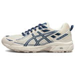 Asics Gel-Venture 6 Mugav Moodne Funktsionaalne Stiil Kangas S&uuml;nteetiline Nahk Madala S&auml;&auml;rega Vabaaja Jooksukingad Naiste toss Valge Sinine 1012B359-100 35.5 white