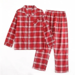 Ruuduline disain mitmev&auml;rviline soe puuvillane flanell pikkade varrukatega p&uuml;ksid pidžaamad meestele s&uuml;gis ja talv koduriietus magamisriiete komplektid XL