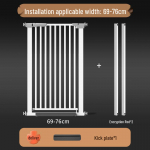 Turvaline kassikindel siseruumide lemmikloomat&otilde;ke: Kr&uuml;pteeritud, K&otilde;rgendatud Aed&mdash;Punch-Free Disain Kassidele ja Koertele, Ideaalne R&otilde;dudele ja Vaheseintele. Height 76cm, Gap 3.8cm, Automatic