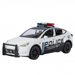 1/24 Tesla Model Y maastur legeerpolitsei uue energiaauto mudel valatud metallist maastikus&otilde;idukid auto mudel heli ja valgusega laste m&auml;nguasi kingitus