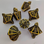 Metallist t&auml;ringukomplekt DND Dungeons and Dragons TRPG pol&uuml;eedrilised t&auml;ringud rollim&auml;ngu lauam&auml;ng kerge luksusstiil