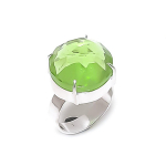 Natural Tsavorite Gemstone Handmade 925 Sterling Silver Jewelry Ring Size 7 o3e67