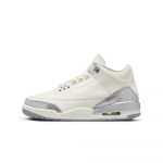 Air Jordan 3 Retro Sail Cement Grey EU 36.5 valge