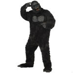 Halloween Gorillakost&uuml;&uuml;m Cosplay Aksessuaar Karnevaliks Meestele Naistele black