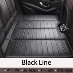 Auto reisivoodi tagaistmele Kokkupandav magamismatt auto reisimiseks Kulumiskindel PU reisimadrats maasturi sedaanile 128cm x 80cm