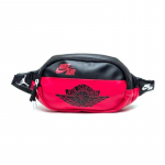 Jordan Pol&uuml;uretaanist &otilde;lakott, Crossbody kott, V&ouml;&ouml;kotid Tavaline Unisex Bred Must Punane Jordan 9A0444-KR5