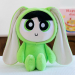 40/55/70cm Loom Powerpuff Girls Multikakost&uuml;&uuml;m J&auml;nese K&uuml;&uuml;lik Pehmem&auml;nguasi Blossom V&auml;rvliosaga Lipsuga Nukk T&auml;idisega Nukk T&uuml;drukute S&uuml;nnip&auml;evakingitus 40cm
