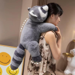 40-65cm Armas Kvaliteetne Simulatsioon Loom Rebane Punane Panda Pesukaru Pl&uuml;&uuml;&scaron;nukk Padi Kodu Dekoratsioon Poistele ja T&uuml;drukutele J&otilde;ulukink about 40cm gray