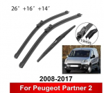 Peugeot 2008-2017 Kojamehed 26 + 16 + 14Peugeot Partner2 Kojamehed 2008-2017Peugeot Partner2 26+16+14