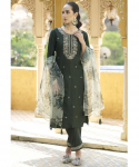 Naiste Disainer Chandri Puuvillane Kurti P&uuml;ksid Dupatta Komplekt India Bollywood &Uuml;laosa Tuunika Kurti S