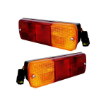 APSMOTIV tagatuled 12V pirnidega JCB Robot 1110 1110Thf, Case IH 259816A1, McCormick, David Brown traktoritele Punane/Oranž OEM 700/41600, 177239A2 punane/merevaigukollane