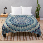 Mandala viskepilt Flanell V&auml;rviline lill Roosa Kollane Sinine Boho stiil Pehme Soe Kerge Voodi diivani diivani jaoks King Queen 100x130cm-S