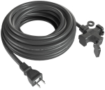 KOZUMUWAN 10m 3-pesaline pikendusjuhe katetega, tolmukindel, 3-osaline, pehme t&uuml;&uuml;p, toitekaabel sise- ja v&auml;list&ouml;&ouml;deks, elektrikule, 12A 125V, 600V