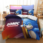 Sonic Kolme Seeria, Kolmeosaline Voodipesu Kodutekstiili Komplekt AU Single 140x210cm