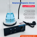 2L 0-2600RPM Kuumutav magnetsegisti Magnetiline kuumutussegisti Temperatuuri ja kiiruse reguleerimine Kuumutusplaat Laboriseadmed EL-pistik
