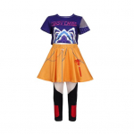 T&uuml;drukute Rumi Mira Deemonik&uuml;ttide Cosplay Kost&uuml;&uuml;m Lastele Poplaulja Kost&uuml;&uuml;m Halloweeni Karnevali Peo Cosplay Lavashow jaoks 140cm