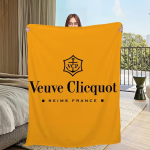 V-Veuve-ES C-Clicquot-ES Tekk Flanell soe mugavus pehme pl&uuml;&uuml;sist tekk Piknikuks Voodid Diivanid Kodud Ja Magamistoad 30x40in