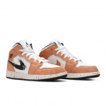 Air Jordan 1 Mid SE GS Pintslil&ouml;&ouml;giga v&auml;rvipritsmed DA8006-100 EU 36 punane/must