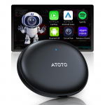 AD5 CarPlay juhtmevaba AI-boks, Android Auto juhtmevaba, &Uuml;hendage Black, 2G+16G