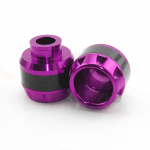 Paar universaalsed mootorratta esihargi raami liugurid rataste kokkup&otilde;rkekaitse CNC alumiiniumist mootorratta kukkumiskaitse lilla