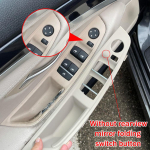 Left Hand Drive LHD For BMW 5 series F10 F11 Red-Brown Beige Black Car Interior Inner Door Handle Panel Pull Trim Cover Red Brown-LHD