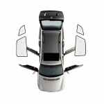 Automaatne p&auml;ikesesirm Hyundai Santa Fe CM 2007 2008 2009~2012 jaoks UV-vastane akna p&auml;ikesekate autokate p&auml;ikesekate kate kaitseplaat Rear Windows