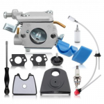 Carburetor Carb Tune up Kit For Jonsered B2126 BV2126 Leaf Blower Zama C1Q-W37