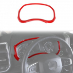 Dashboard trument Box Cover Trim For Dodge Ram 1500 2018- Red Accessories