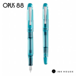 OPUS 88 PICNIC Tilgutiotsaga T&auml;itesulepea Piiratud V&auml;ljaanne Algajatele L&auml;bipaistev Demo Pliiats Sileda JOWO Otsikuga Ideaalne Kingitus F Nib (0.5MM ) sinine