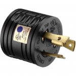 RV Generator Adapter, 3-Prong 30A Male to 30Amp Female Power Plug for Camper