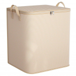 Kapi riiete organiseerija Suure mahutavusega riiete tekkide hoiukonteiner Niiskuskindel triibuline hoiukonteiner kodu magamistuppa 50x50x40cm oranž