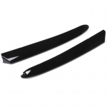 For Fiat 500 2016-2024 ABS Carbon fiber Front Lower Grille Moulding Cover Racing Grill Middle Mesh Trim Strip Frame Accessories matt must v&auml;rv