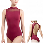 WinsGreat Balleti Body Tants R&uuml;tmiline V&otilde;imlemine Ladina Tantsu Kost&uuml;&uuml;m &Otilde;&otilde;nsusega ja Etendused Naiste Leotard, Varrukateta, Leotard, Selg,