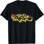 Graffiti kunstnik T&auml;navakunst Graffiti silt Linna graffiti Rap T-s&auml;rk S mitmev&auml;rviline