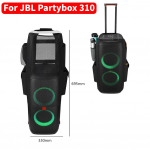K&otilde;larikott JBL Partybox 310/110 jaoks Suure Mahutavusega Reisi kandekott Kokkupandav K&otilde;larikast Hingav Partybox310 jaoks