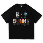 Bad Bunny puuvillased T-s&auml;rgid graafilised Harajuku meeste T-s&auml;rk disainer Harajuku unisex riided XXXXXL mitmev&auml;rviline