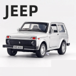 1:32 Lada Jeep Vintage Auto Mudel Sulamist Auto Die-cast Mudel Heli ja Valgusega T&otilde;mba Tagasi M&auml;nguasjad Kollektsioon Laste S&uuml;nnip&auml;eva M&auml;nguasi Kingitus hall
