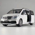 1:24 Benz V260L MPV Sulamist Metallist Valatud Mudelauto Kodu Trendikad Kaunistused Ja Arvuti Lauaarvuti Kaunistus K&otilde;rge Simulatsiooniga S&otilde;idukid valge