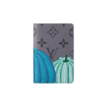Louis Vuitton X Yayoi Kusama Taskuorganisaator V&auml;rviline K&otilde;rvitsa Monogramm Kaetud L&otilde;uend Rahakott Meeste Rahakott Hall M81969 Box(Basic Set+Box)