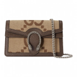 Gucci Dionysus Super Double G monogrammiga l&otilde;uendi ja nahast sisustusega klapiga naiste &otilde;lakott beež 476432-UKMBN-2572 Gift Box Set (Basic Set+Box)