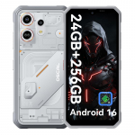 OSCAL MARINE 3 Android 16 Nutitelefon 8GB+256GB MediaTek Helio G81 Tugevdatud telefon Mobiilne 8+256 Only cell phone valge