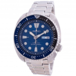 Renoveeritud Seiko Prospex Turtle Save The Ocean Automaatne Sukeldujakell SRPD21 SRPD21J1 SRPD21J 200M Meeste kell sinine