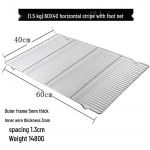 Roostevabast terasest BBQ grillrest jalgadega