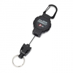 Kiir&uuml;hendusega v&otilde;tmehoidja 60 cm Kevlar-n&ouml;&ouml;riga KEY-BAK #0KM2 karabiiniga, must