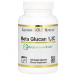 California Gold Nutrition, Beta-gl&uuml;kaan 1-3D koos Beta-ImmuneShieldiga, 125 mg, 120 taimset kapslit