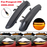 LED d&uuml;naamilised k&uuml;ljepeegli suunatulede indikaatorlambid suunatulede tuled Peugeot 2008 208 I MK1 2013 2014 2015 2016-2019 Citroen C3 jaoks