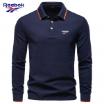 Reebok 2026 S&uuml;gis Uus Tikandiga Meeste Pikkade Varrukatega Polo S&auml;rk, &Uuml;hev&auml;rviline Meeste Topp Rev&auml;&auml;riga, Mitmek&uuml;lgne Polo S&auml;rk Meestele S