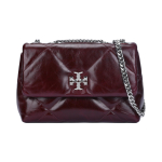 Tory Burch Kira Hobuseaasta Erikollektsioon Logo Nahast Crossbody &Otilde;lakott V&auml;ikesed Naiste kotid S&uuml;gavpunane 169326-500 Basic Set (Bag+Dust Bag) gray